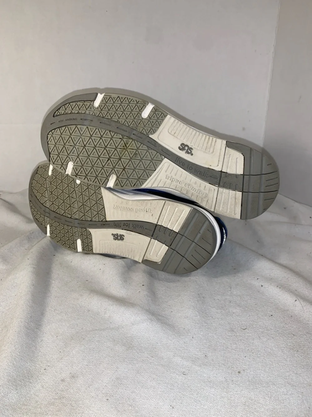 SAS Women's Tour Mesh Navy and Light Blue Sneakers